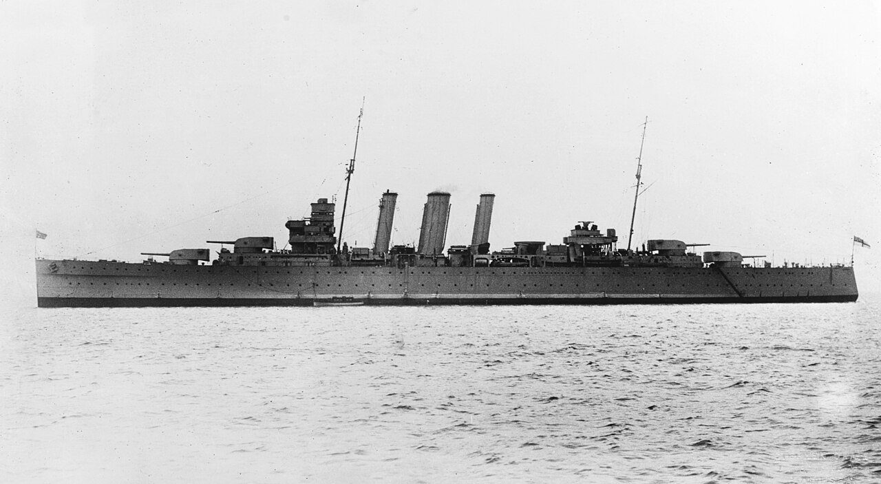 Australia about 1932, a full broadside