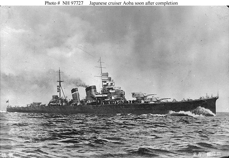 Aoba soon after completion, about 1927
