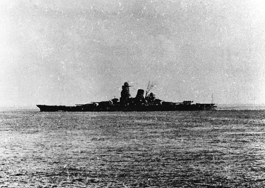 Musashi leaving Brunei