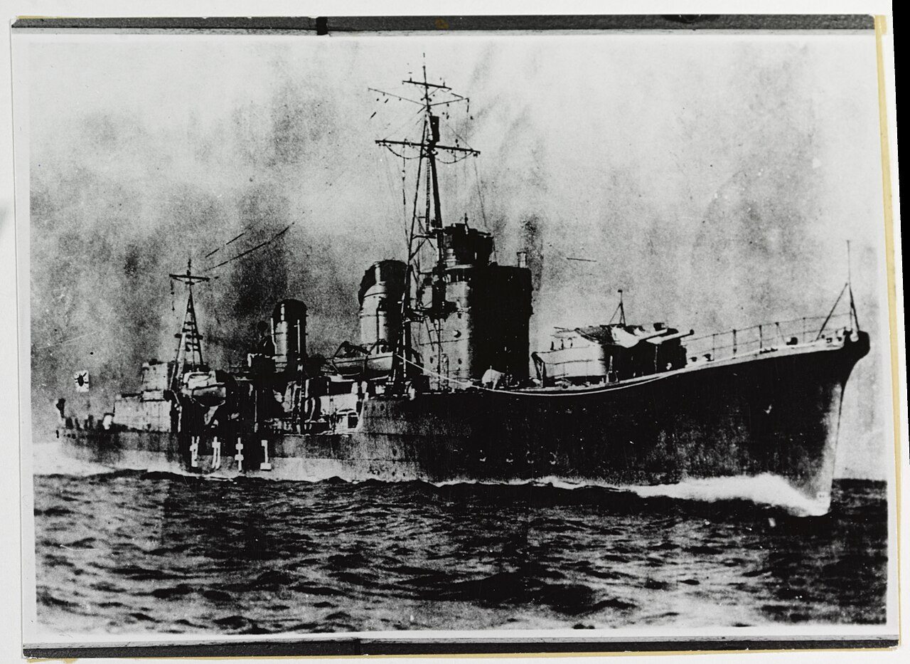 Yukikaze underway off Sasebo in January 1940
