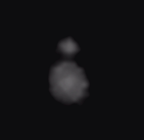 M51 through 6-inch telescope